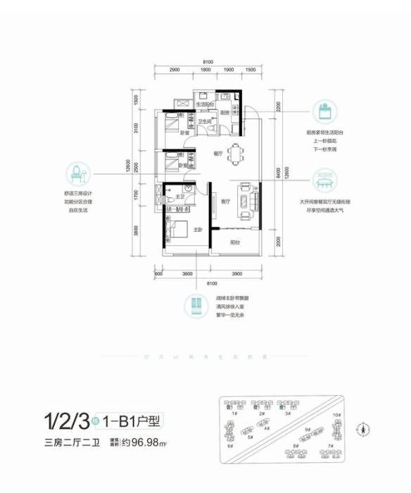 长通熙园戶型图