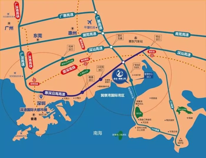 合生海角1号交通图